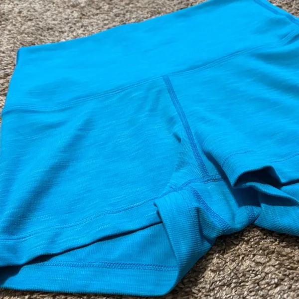 NoBull Women’s Neon‎ Blue 2” Activewear Athletic Shorts Small - Image 3