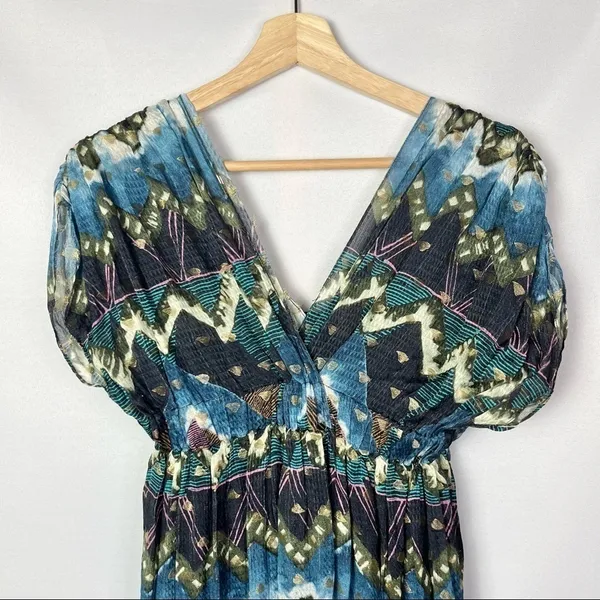 Anthropologie TRYB Markus Brevick Printed‎ Maxi Dress XS $188 - Image 5