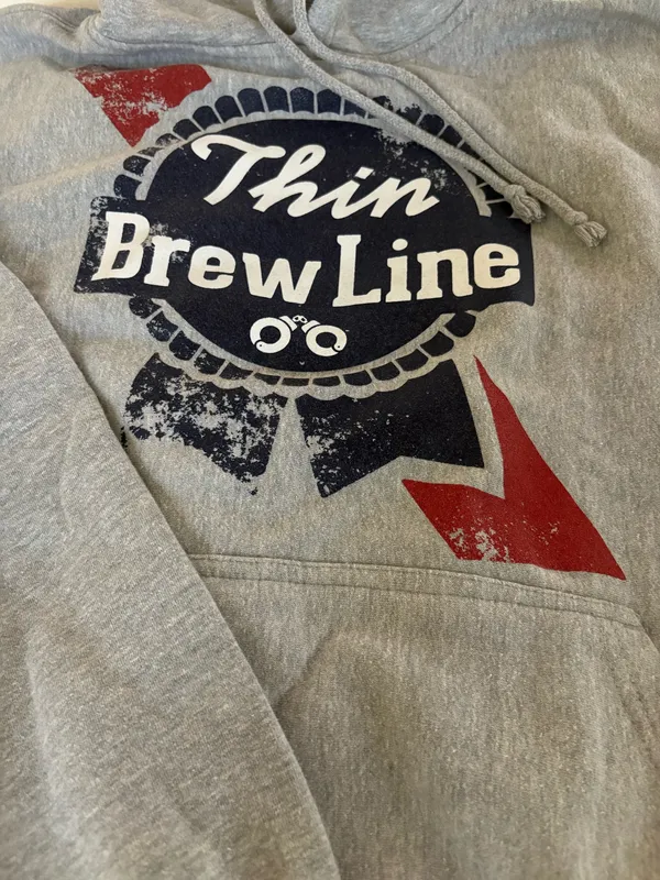 Pabst Blue Ribbon Thin Brew Line Cross Weave Weatherproof Smal - Image 2