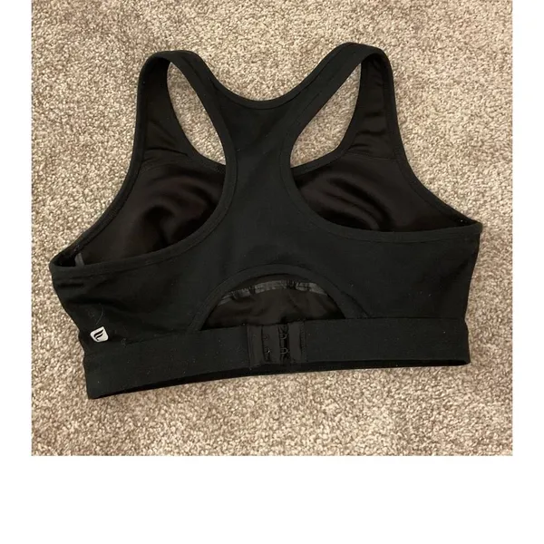 Fabletics Black Sylvia Keyhole High Impact Sports Bra, S - Image 5
