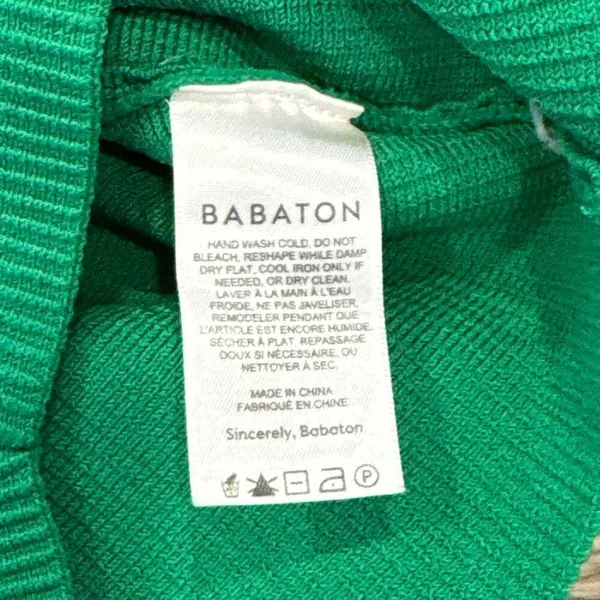 Aritzia Babaton green ribbed crop tank top XS - Image 3