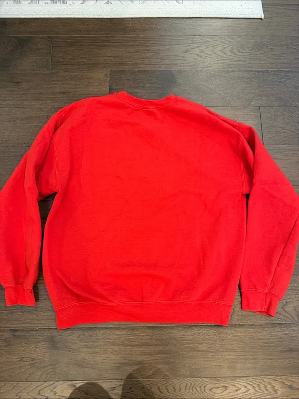 Gildan Red Phillies Crewneck Sweatshirt Size Large - C11-444 - Image 8