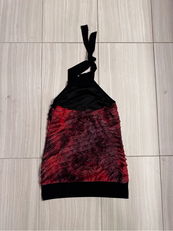 Studio Y 2000s Ruffle Halter Top - Image 5