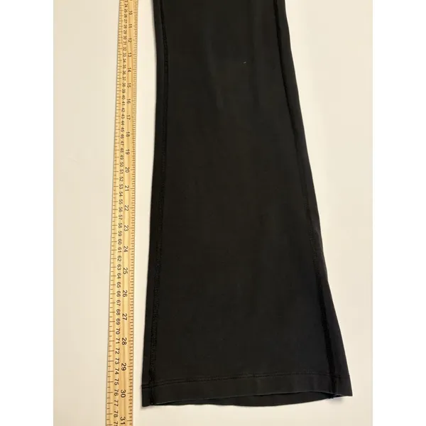 Nike Women Dri-FIT Yoga Pants | Wide Leg Black Athletic Lounge | Medium - Image 10
