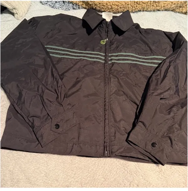 Vintage Y2K adidas Cropped Windbreaker Collarneck - Image 2