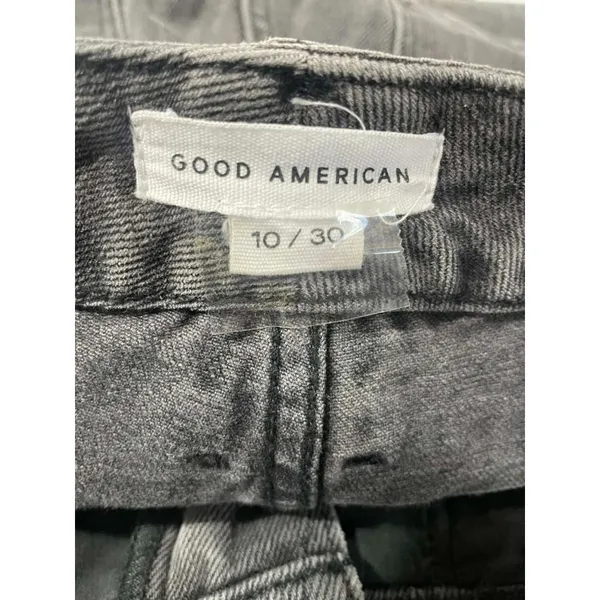 Good American Size 10 30 Jeans Distressed Denim - Image 7