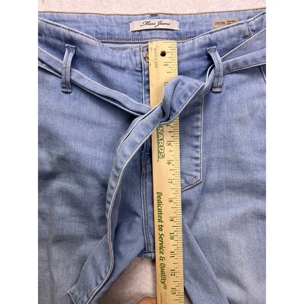 Mavi Jeans Cristin Jeans Women‎ 30 Blue High Rise Wide Leg Raw Hem Denim - Image 7