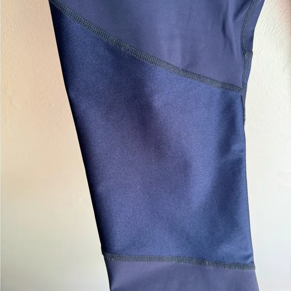 Zyia Shimmer Soft n Snug Blue Leggings - Image 5