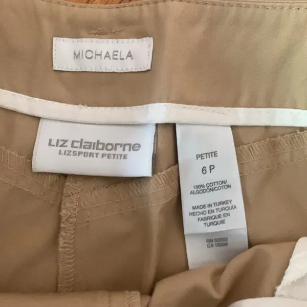 Liz Claiborne Liz sport petite khaki pants - Image 6