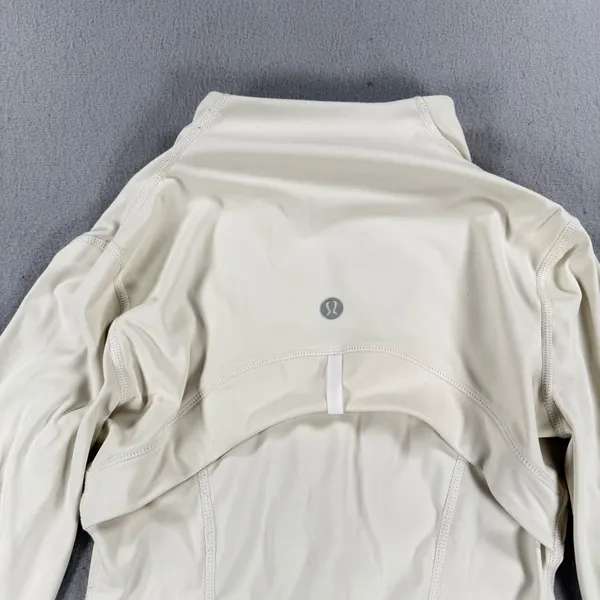 Lululemon Define Jacket Size 2 Cream Luon Full Zip Yoga Activewear Off White - Image 8