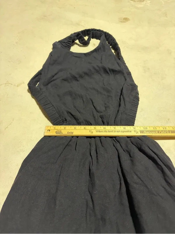 Vici NWT Black cross strap open back Dress medium - Image 5