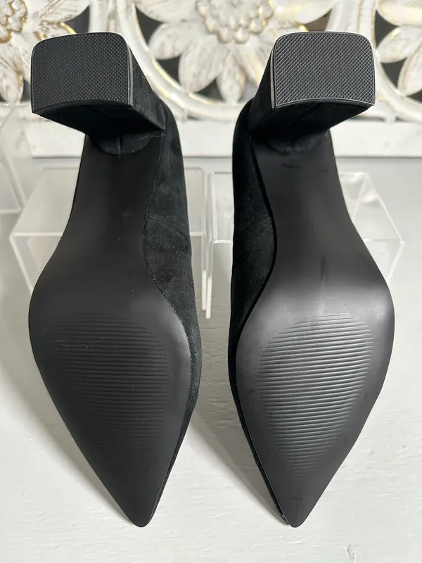 Womens Lend Suede Dressy Heels - Image 5