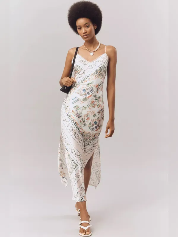 En Saison Alaia Sleeveless Slip Maxi Dress $128 Size Small - Image 2