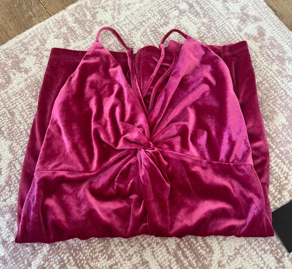 Deep Pink Mini Dress - Image 2