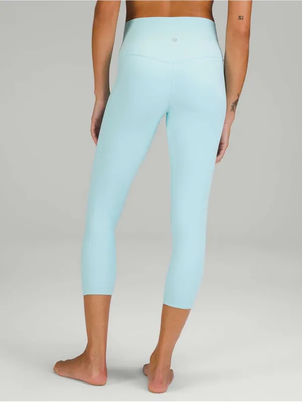 Lululemon Align High-Rise Crop 23" Icing Blue Womens Size 10 - Image 2