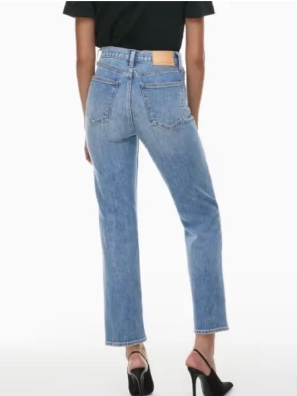 Aritzia Denim Forum The Arlo High Rise Straight 28L Jeans 25 - Image 4