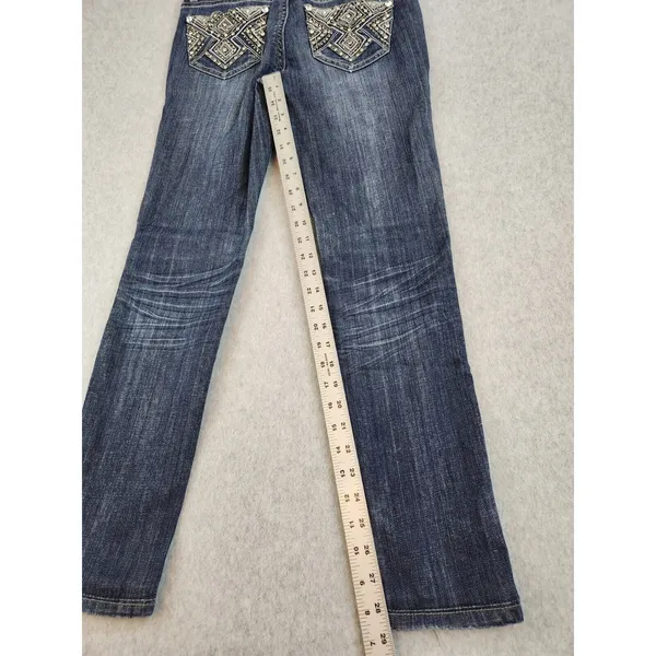 GRACE IN LA Jeans Women's Size 5 Bling Pockets 28 x 28 ish Medium Wash Soft!‎ - Image 6