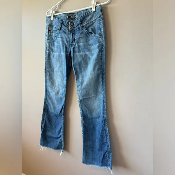 Hudson Jeans Vintage Women’s Double Button Bootcut Light Denim Jeans Size‎ 27 - Image 15