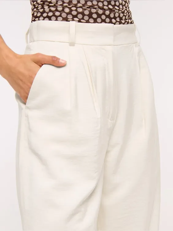 Abercrombie & Fitch Sloane Crepe Tailored Wide Leg Pant Size 31/12 R - Image 5