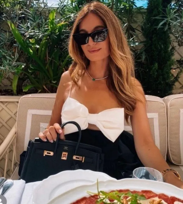 ZARA black bodysuit white bow top blouse - Image 9