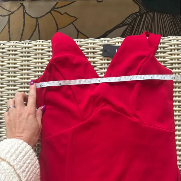 Lulus NEW WITH TAGS Iconic Moment Red Midi Bodycon Dress‎ small holiday - Image 8