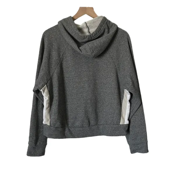 Vuori Hoodie Heather Grey Cotton Blend Relaxed Fit Size Small VW281 - Image 2