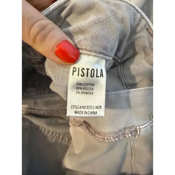 Pistola Mara crop pant primrose pink size 31 - Image 5