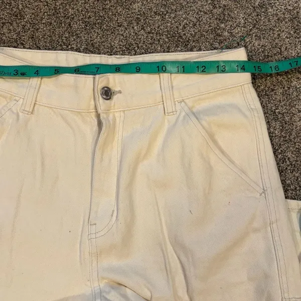 H&M Women Beige Utility Cargo Pants Size US 6 - Image 5