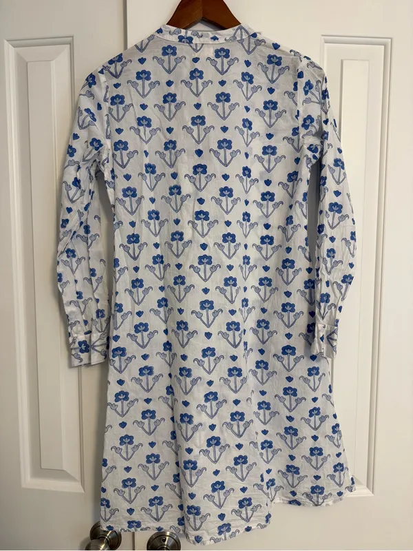 Livro Blockprint Tunic Size XS STAIN White - Image 4