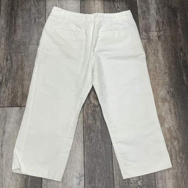 Merona White Capri Pants Size 12 - Image 7