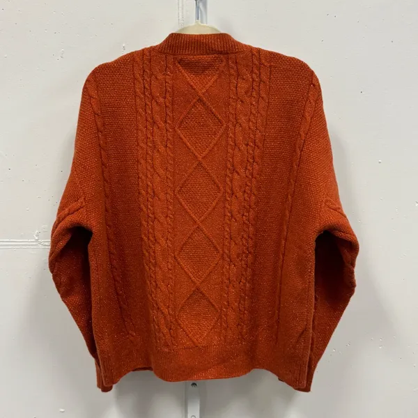 Authentic Taylor Swift The Life of a Showgirl Cardigan XS/S Merch Burnt Orange - Image 2