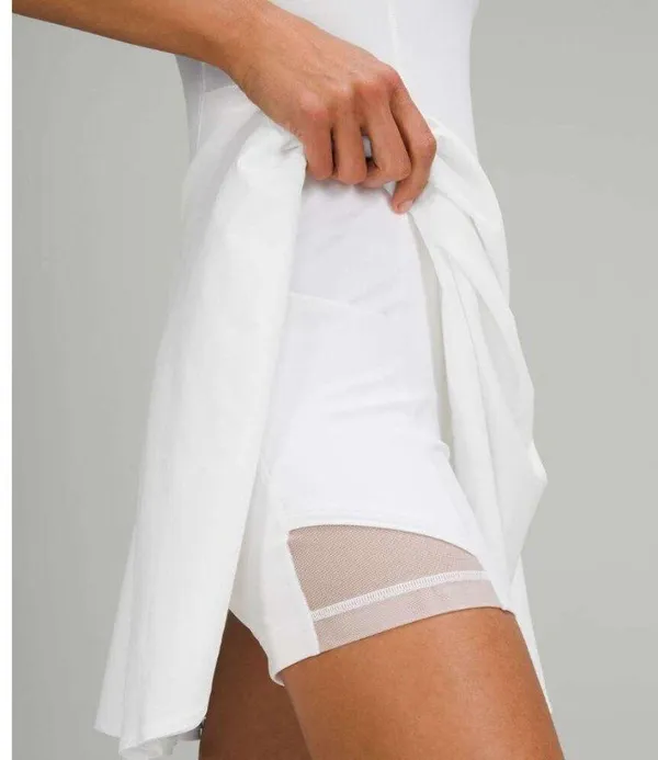 Lululemon Court Crush Dress Skort Built in Shorts Tennis Athletic White Size 8 - Image 15