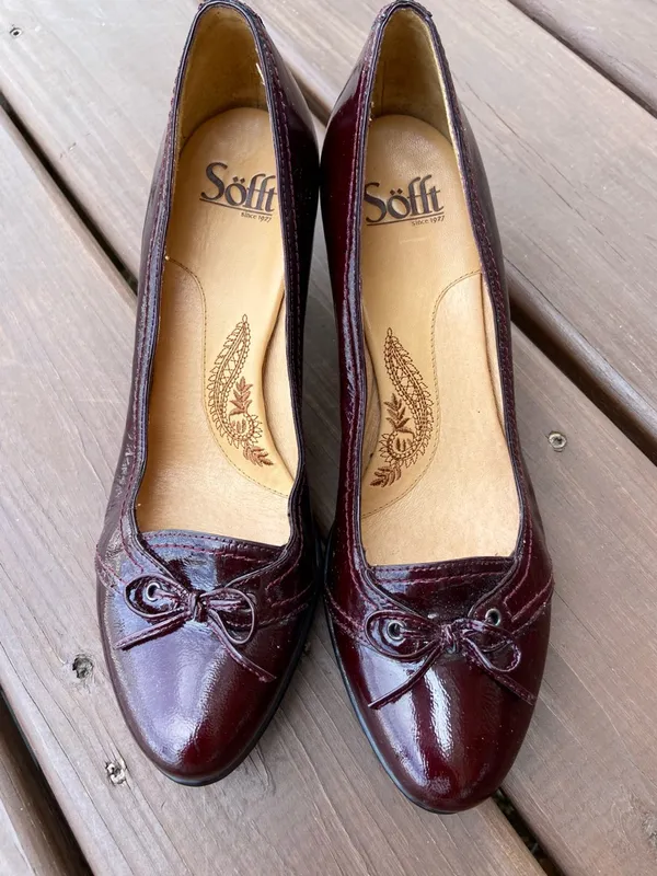 Women's Patent Leather dress Pumps🍒🍒 - Image 12