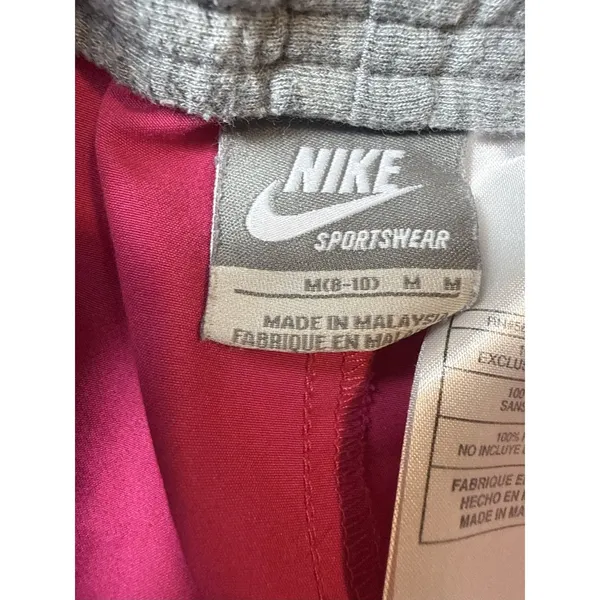 Nike Sportswear Women's Pink Woven Drawstring Shorts Size‎ M - Image 7