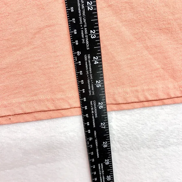 Carhartt Loose Fit Pocket Tee‎ Womens M Peach Short Sleeve Cotton Blend T-Shirt - Image 2