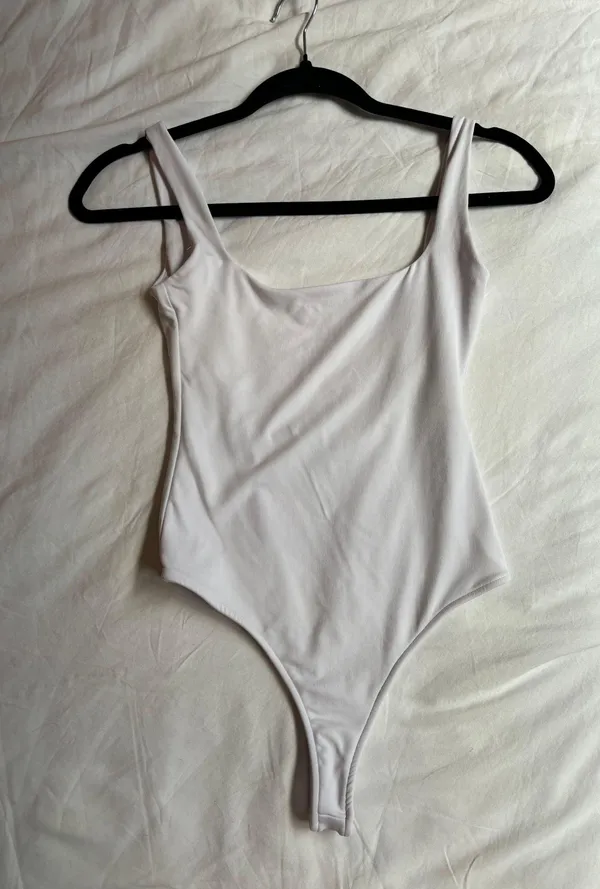 SQUARE NECK POLYAMIDE BODYSUIT - Image 3