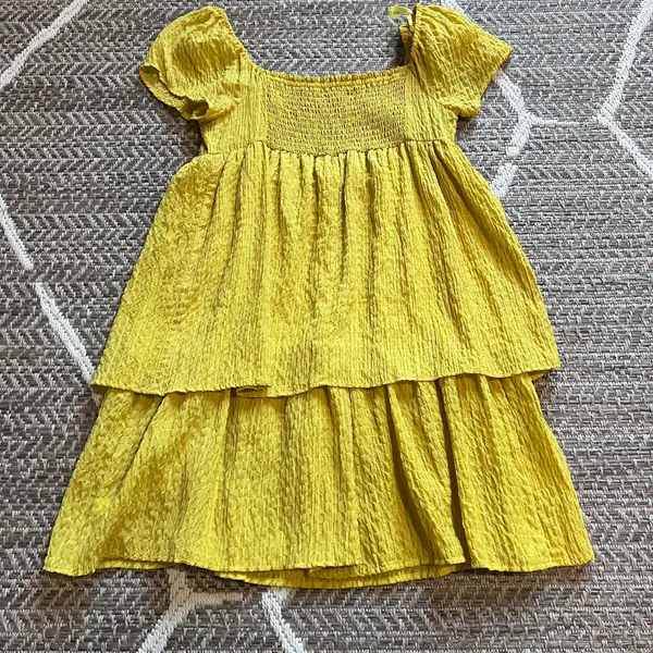 Rent the Runway Now Dress Sz medium Yellow - Image 5