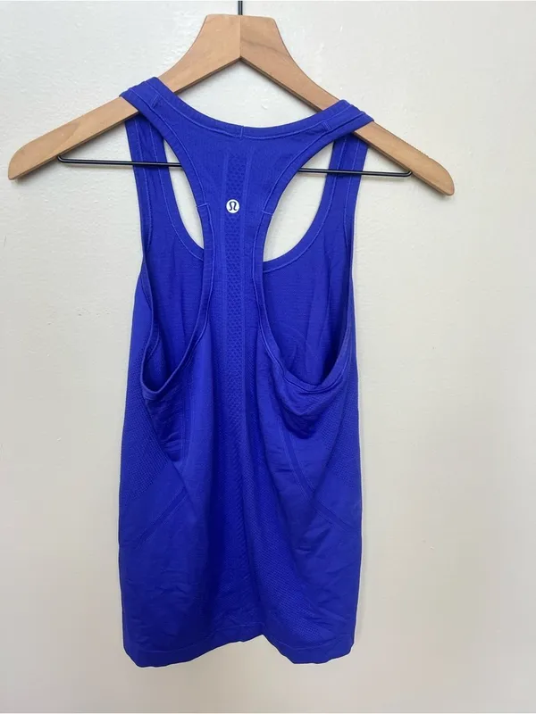 Lululemon Swiftly Tech Racerback Lazurite Blue Purple Size 6 - Image 7