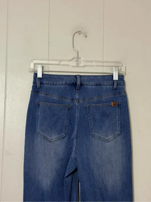 Halara Flex High Waisted Sculpted Lift Straight Leg Jeans Blue XS NWT - Image 12