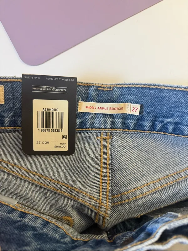 Levi's® Premium‎ MIDDY OUTBACK BOOTCUT JEANS - Image 5