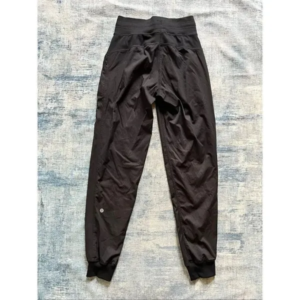 Lululemon Dance Studio Black Mid Rise Jogger Size 2 - Image 2