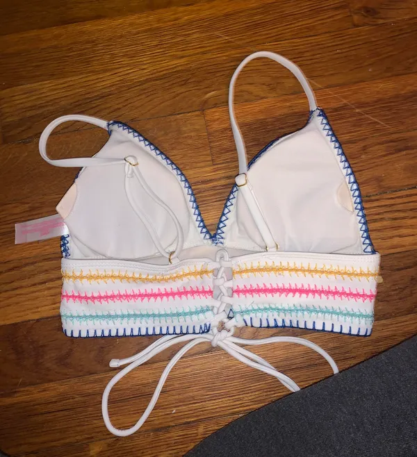 white bikini top - Image 2