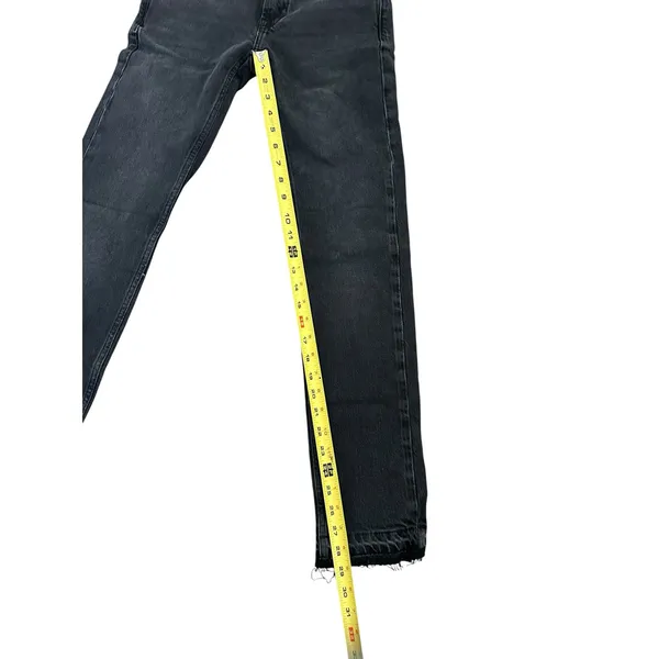 Free People NWT Raw High Rise Jeggings Skinny Jeans Washed Black Size 24 NWT - Image 5