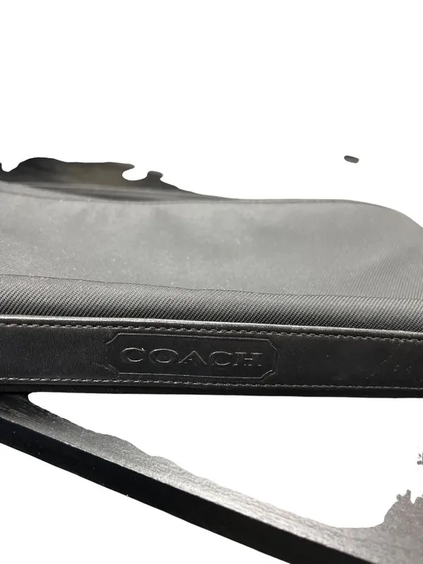Coach Vintage Mercer Demi 7407 black nylon leather trim Y2K mini bag SKU 10424 - Image 3