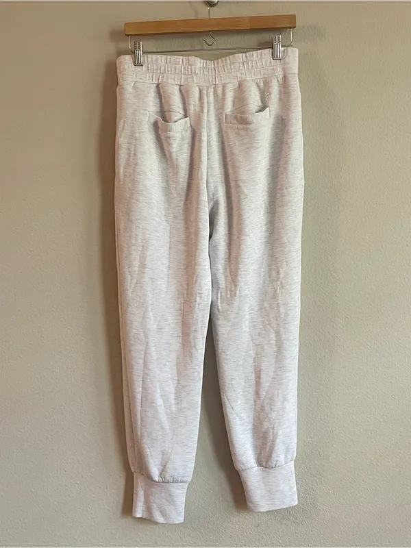 Varley Ivory Marl The Relaxed Pull On Pants Size Large - Image 10