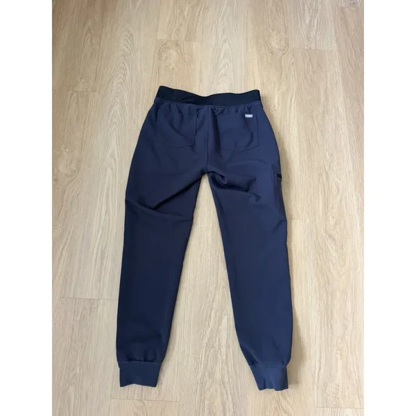 Figs Zamora Jogger Scrub Pants Women's S Technical Collection Navy Blue Nurse - Image 7