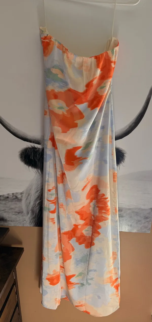 Abercrombie The Julia Strapless Slip Maxi Dress - Image 9