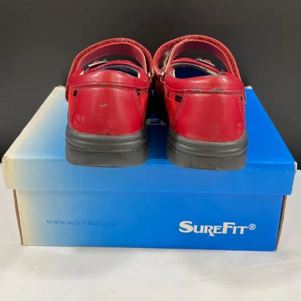 Surefit Florence Women's Red Mary Jane Shoes Size 7M SKU 5456 - Image 4