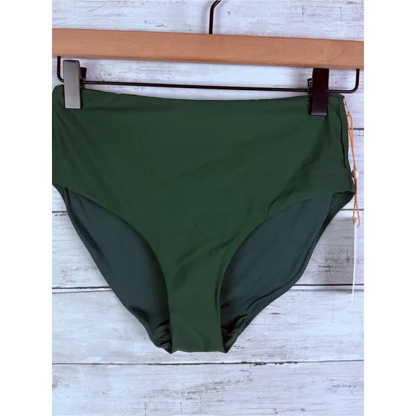 Quince Italian High-Rise Bikini Bottom Palm Size Medium - Image 3