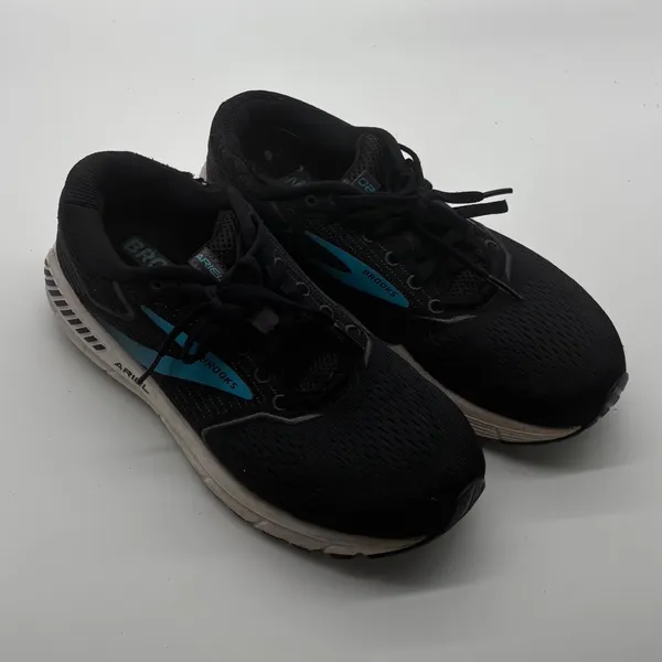 Brooks Ariel 20 Womens Running Shoes Black Teal Size 8.5 B - Image 2